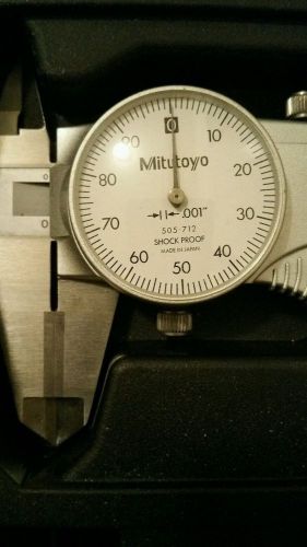 Mitutoyo 505-712 Caliper Machine Tool Shop Metal Mill Lathe Precision