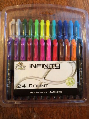 New Infinity 24 Fine Point Permanent Markers Multicolor Art Set Write Dude