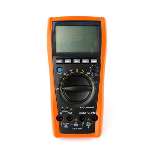 Vc97 3999 lcd digital multimeter auto range&amp;bag r c f v a meter high quality for sale