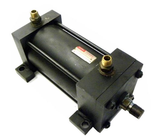 Hanna pneumatic cylinder 4&#034; bore 5&#034; stroke ms23ncc4.00 5.00 fim1g for sale