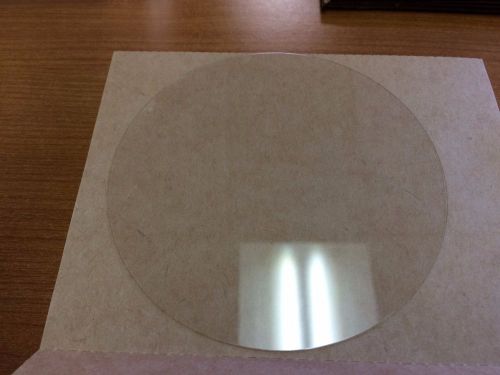 Qioptiq Solar Cell Coverglass, CMG 100 glass wafer, 100mm diam, 0.1mm thick