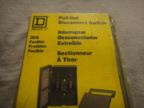 PULL OUT DISCONNECT FUSIBLE SWITCH-NEW