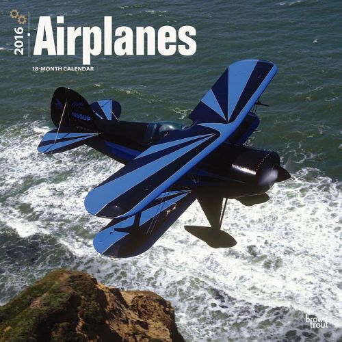2016 Airplanes 12&#034; x 12&#034; Wall Calendars BrownTrout transportation NEW
