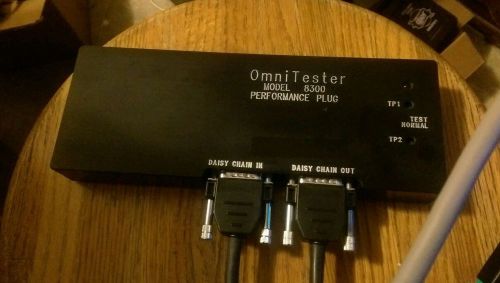 Omni Tester Model 8300 Performance Plug - Calibration plugs OMNI 2000 8300