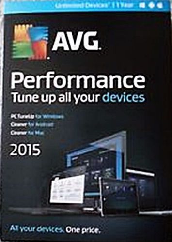 AVG Performance PC TuneUp Utilities 2015 3PC Lifetime E. Delivery
