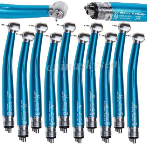 10X Dental NSK Style Turbine 4 Hole /Pins Push Button High Fast Speed Handpiece