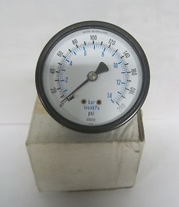 ENFM 2-1/2&#034; Pressure Gauge ND123C3E314KG 1/4&#034; 0-200PSI NIB