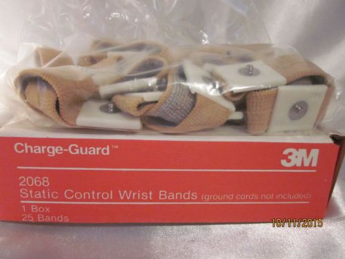 3M CHARGE GAURD STATIC CONTROL WRIST BANDS 25 PER BOX