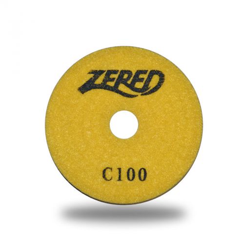 Zered 5&#034;premium diamond polishing pad for granite marble grit 100 for sale