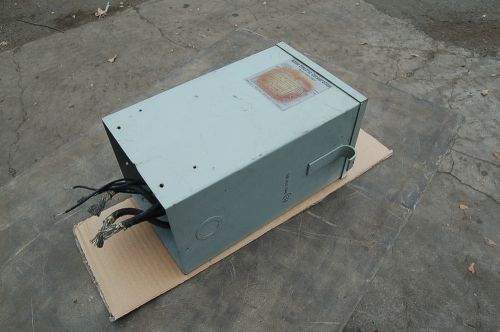 Acme electric wall transformer  t-1-13077 outdoor 1ph 5 kva 120/240 volt working for sale