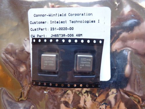 2 Connor-Winfield JH65T3R-6.480MHz  XTAL OSC,SM,6.480MHz 20 ppm 15uF LD,4 pin