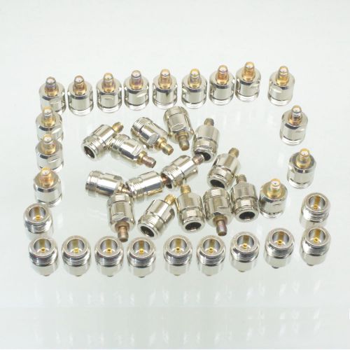 40pcs n jack to sma female (sma connector oxidized gold-plated not good) adapter for sale