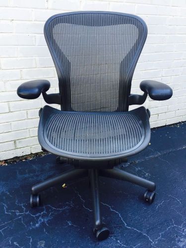 Herman miller aeron chair size b office studio mid century dwr eames era for sale