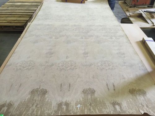 Wood Veneer Oak Burl 48x96 1 Piece 20Mil Paper Backed &#034;EXOTIC&#034; BOX CORN 0910 #14