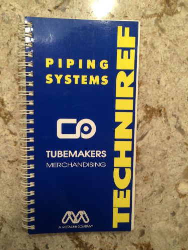 Tubemakers Merchandising Piping Systems Techniref - Australia Tubing Engineering