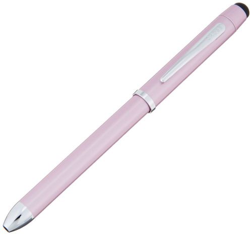 Cross Tech3+ Multifunction Pen with Stylus Pink with Chrome Plated Appointments