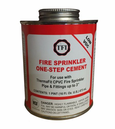 1 Pint Fire Sprinkler One-Step Cement TFI 1PCPGLUE