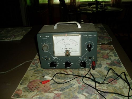 Heathkit Audio Generator Model AG-9A Great Condition -