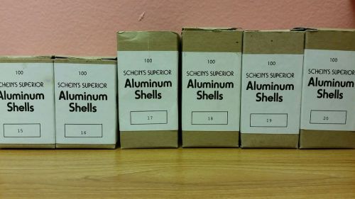 Schein&#039;s Superior Aluminum Dental Shells Lot