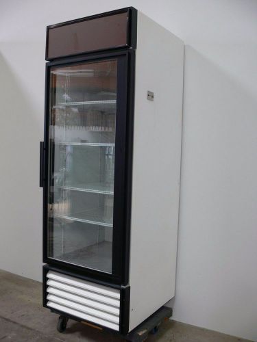 True gdm-23 single glass door deli style refrigerator, lab laboratory, vwr for sale