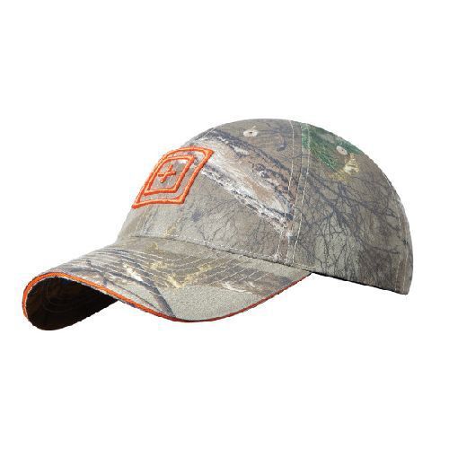 New 5.11 Tactical Realtree Camo Adjustable Hat Cap with Orange Logo 89377