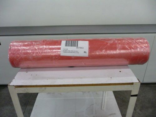 42&#034; x 500&#039; pink anti-static poly tubing roll .004 / 4 mil ; 42&#034; x 500 feet 4mil for sale