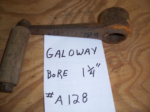 Galloway Original  Starting Crank A 128 Hit Miss Vintage Old Magneto Gas Engine