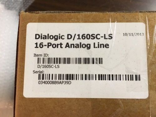 for Toshiba, a Dialogic D/160SC-LS REV 2 D160SCLS ISA Voice Card with Cable