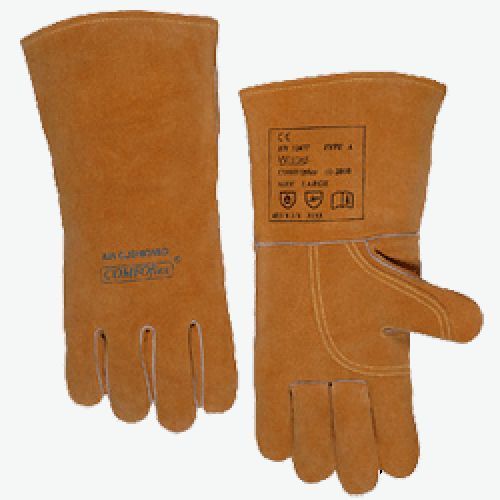 Weldas SZ Mens Large Leather Heavy Duty  Comfoflex Lined Welding Gloves