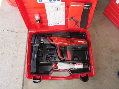 Hilti dx-76mx powder actuated tool kit #285794  new   (593) for sale