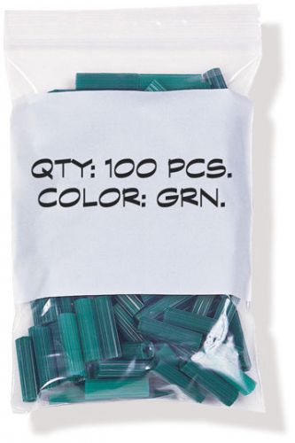1000 reclosable 4&#034;x 6&#034; 2mil poly/plastic ziplock bags with white writing block for sale