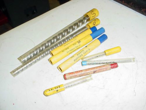 BRAND NEW LOT OF 9 PCS USA HELICAL FLUTE HSS DIE MAKERS REAMERS FREE SHIPPING