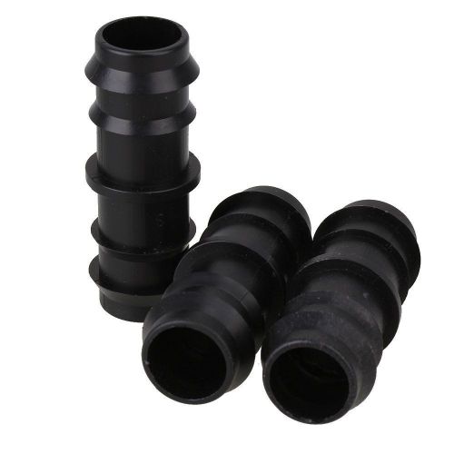 10 pcs pe25 1&#034; barbed straight connector fittings joiner drip system hydroponics for sale
