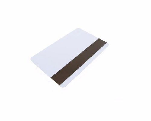 Lo-co Magnetic Stripe Card 300-oe 3 tracks PVC White - Pack of 50