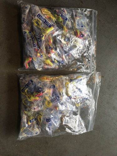 Lot Of 100 New HOWARD LEIGHT LASER LITE LL-30 SAFETY EAR PLUGS W /CORD
