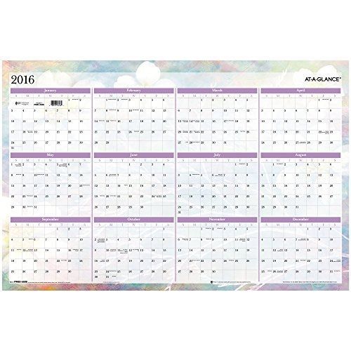 At-A-Glance AT-A-GLANCE Wall Planner / Calendar 2016, Erasable, Reversible,