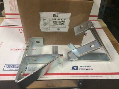 (4795) P1593 Support Bracket for Double 1-5/8&#034; Unistrut / B-Line Channel Qty. 10