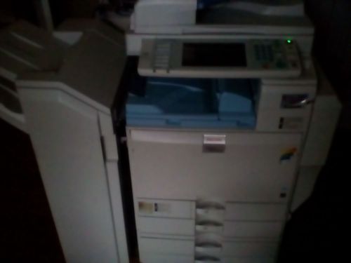 Ricoh Aficio MP C3501 Color Copier Printer Scanner Fax  with DOCUMENT FINISHER