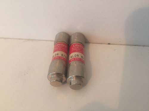 NEW LOT OF (2) NEW LITTELFUSE FUSES KLDR 8/10 FUSES NEW