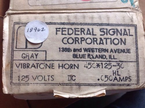 Federal Signal Vibratone Horn 450-125-30