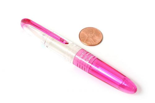 Pilot Petit 2 Mini Sign Pen + a refill - Clear Pink LIMITED EDITION