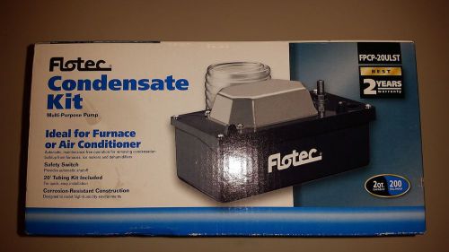 Flotec condensate removal pump kit 115v new sealed box. for sale
