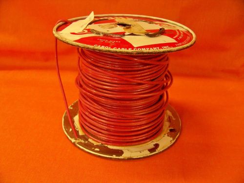 CAROL CABLE #12 AWG 12 GAUGE THHN-THWN 600 VOLT SOLID COPPER RED ELECTRICAL WIRE