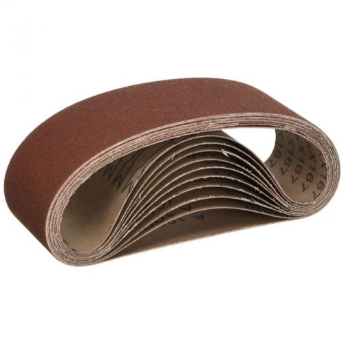 ALEKO 100 Grit Aluminum Oxide Sanding Belt 3 Inch x 21 Inch Pack Of 50