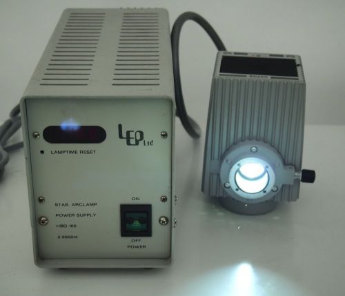 Zeiss 990014 power supply w/ 467259-9901 &amp; 468030-9999 hbo 100w microscope lamp for sale