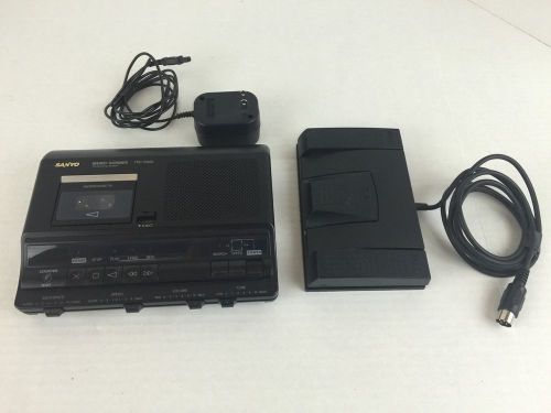 SANYO Memo-Scriber TRC 6040 Transcribing System with Foot Pedal and Power Supply