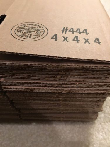 4 X 4 X 4 Corrugated Cardboard Boxes 20 Pieces