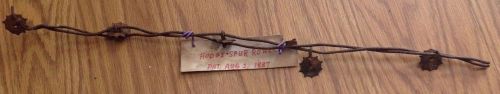 Barb wire hodge spur rowel pat. aug. 2, 1887 rare for sale