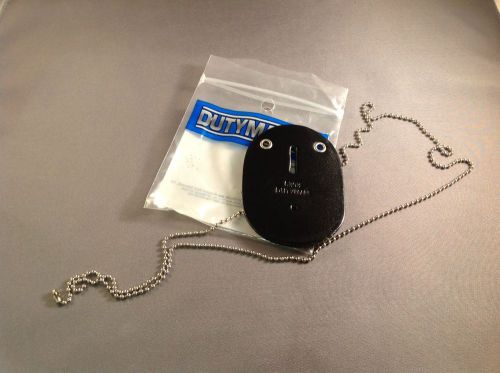 NIP Dutyman Leather Oval Neck Badge Holder - 5303 Police Sheriff Fire Security