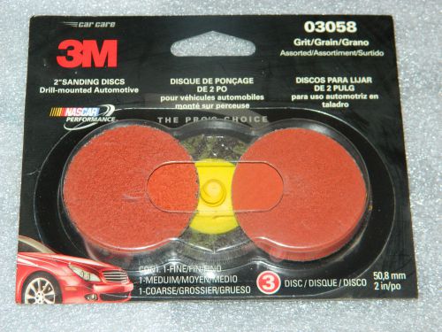 NEW 3 PC 3M ASSORTED GRIT ROLOC GRINDING SANDING DISCS PADS FINE MEDIUM COARSE